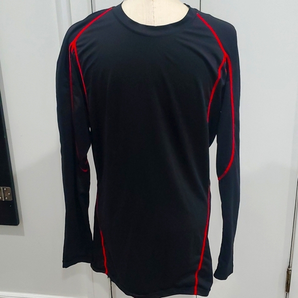 Tesla Men's Long Sleeve Compression Shirts Dry Fit Workout Baselayers 2XL - Picture 2 of 4